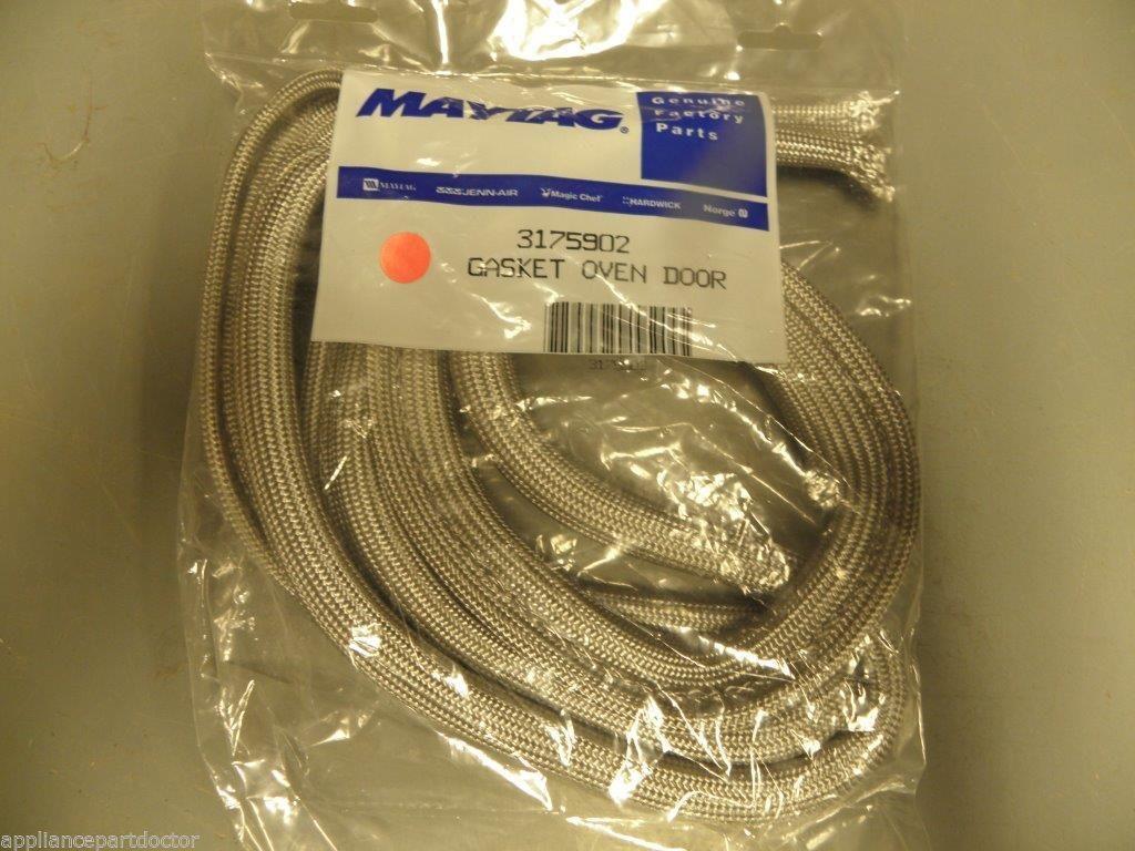Maytag Oven 3175902 Door Gasket 66 X 1 inch w/ 3/8 inch NEW IN BOX Maytag Oven 3175902 Door Gasket 66 X 1 inch w/ 3/8 inch NEW IN BOX